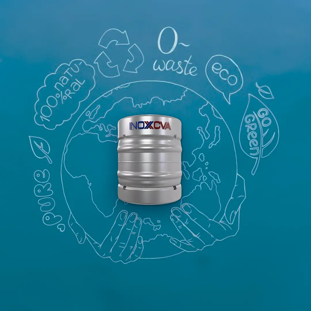  stainless steel kegs are designed for long-term, reusable service.