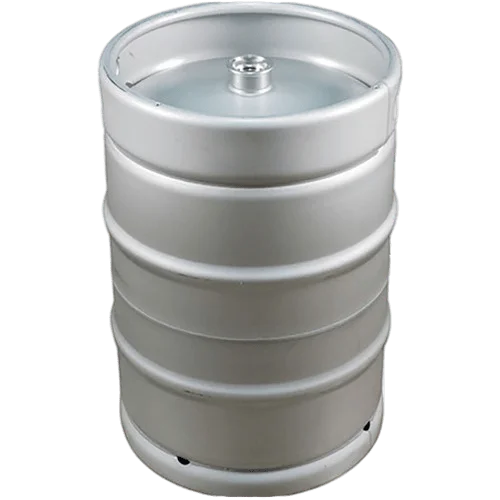cylindrical stainless steel container