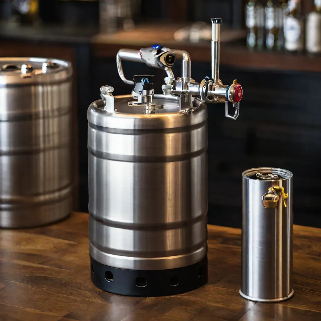 main components of a corny keg 